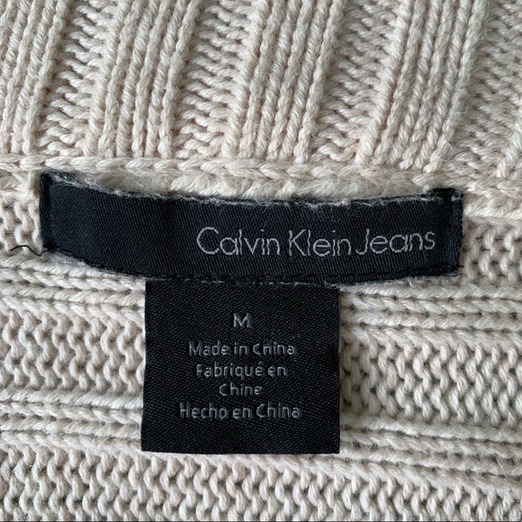 CALVIN KLEIN JEANS Heavy Knit Cardigan Sweater - Picture 5 of 6